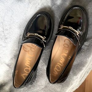Sam Edelman patent chunky loafers size 6